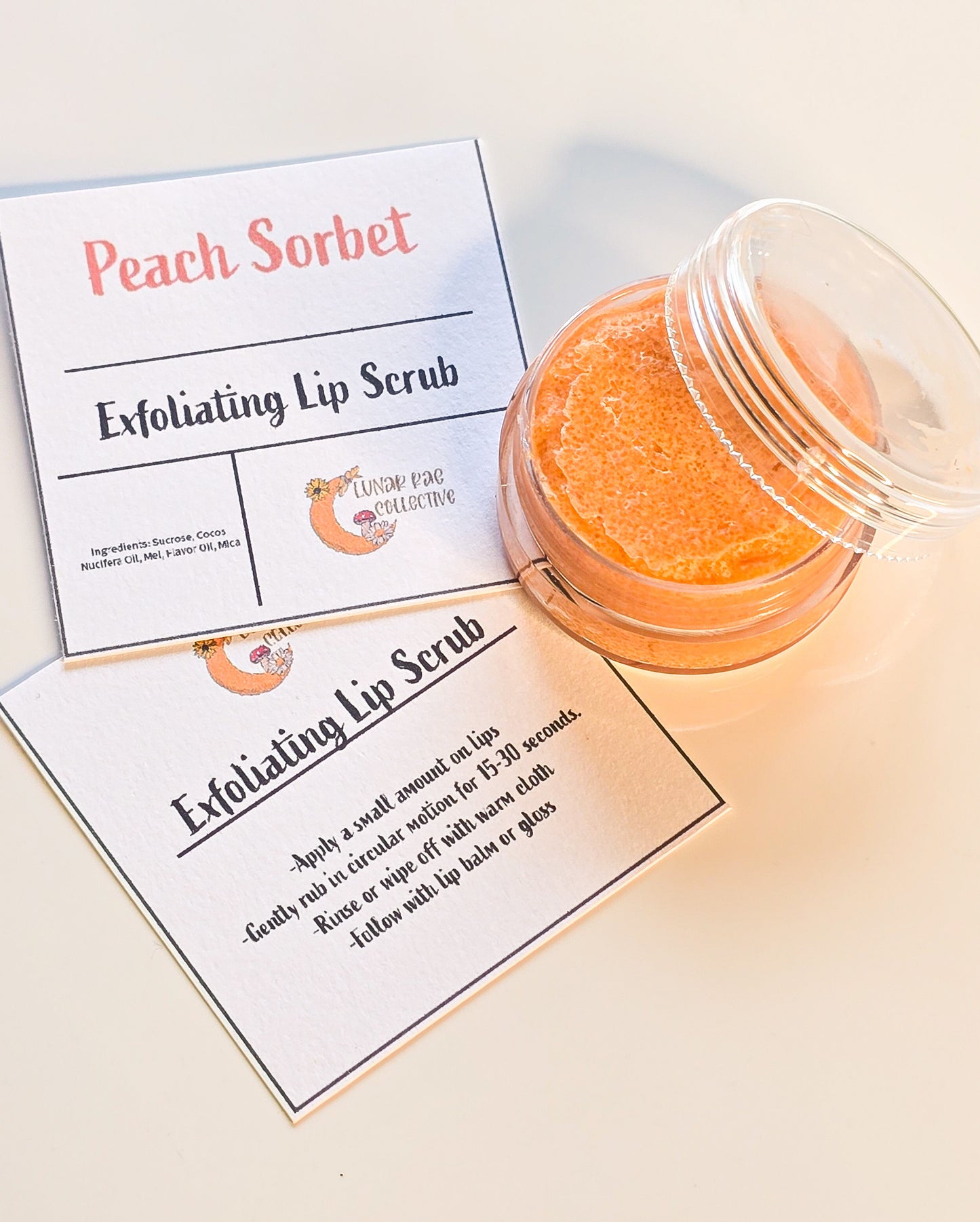 Peach Sorbet Exfoliating Lip Scrub