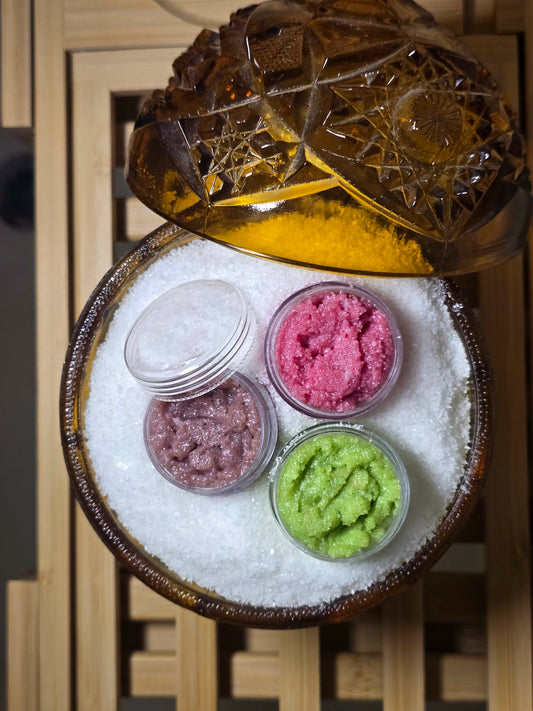 “Spring Moonlit Harvest” Exfoliating Lip Scrubs Collection