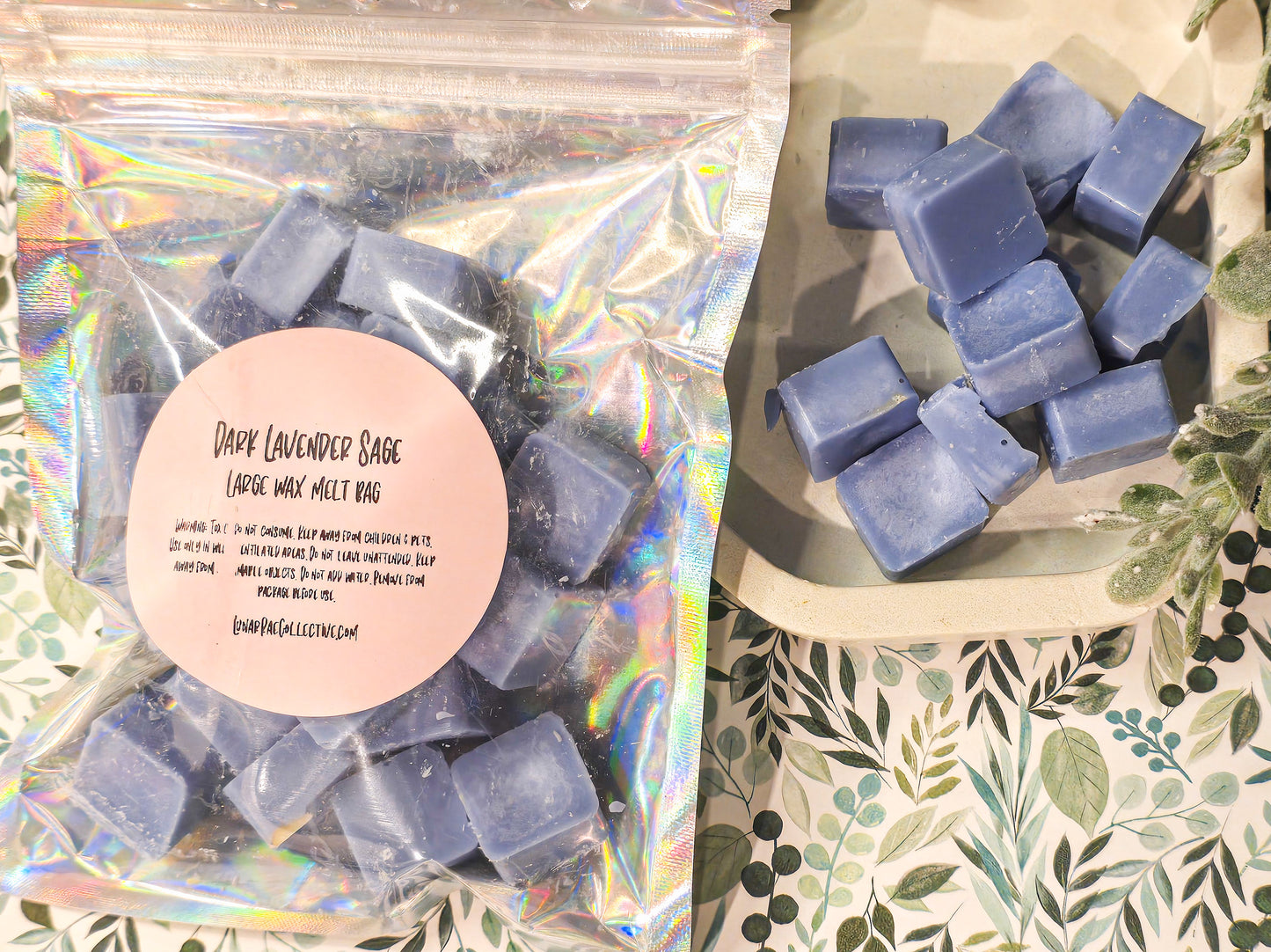 Dark Lavender Sage Soy Wax Melt