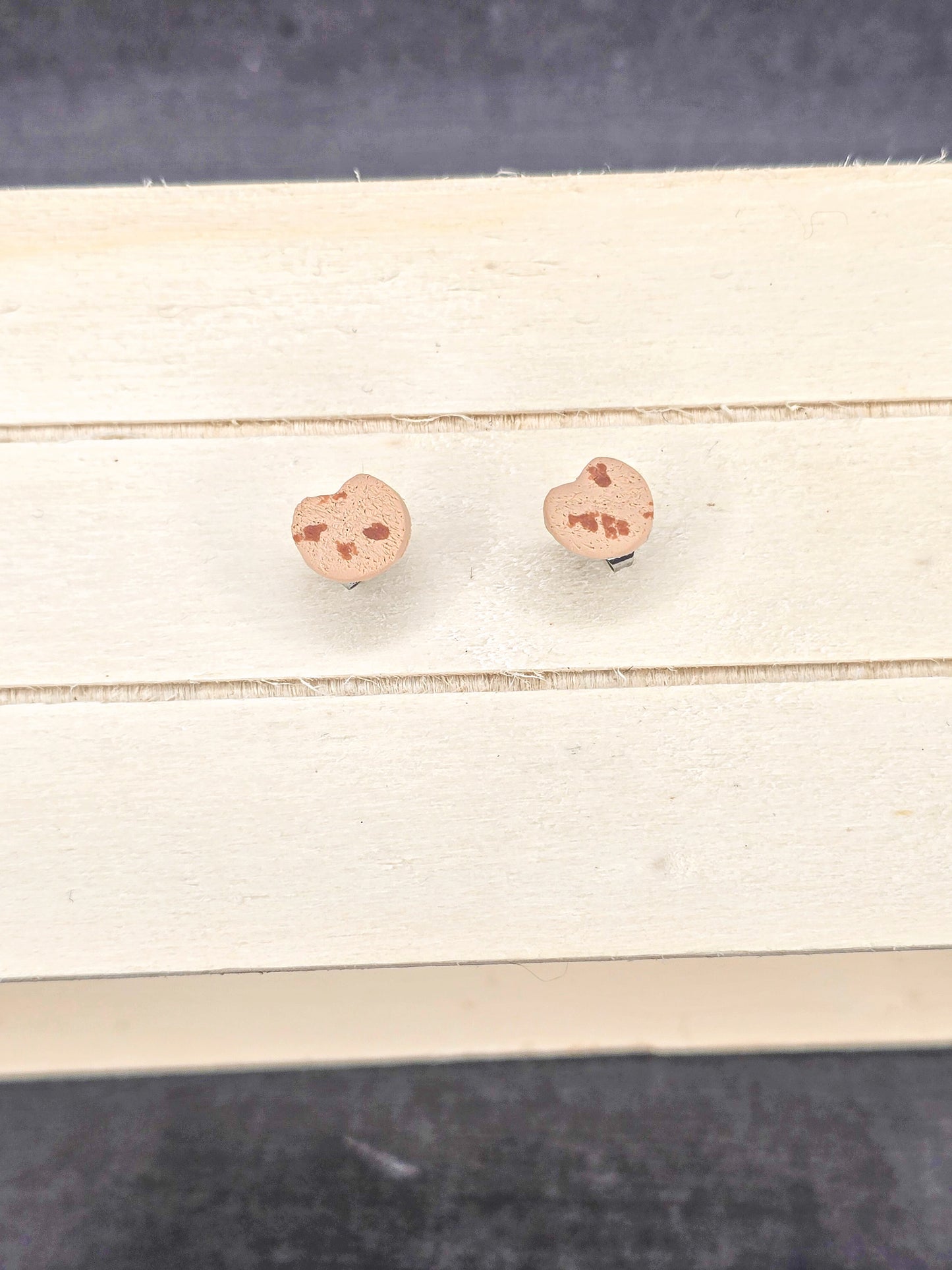 Santa’s Cookies- Stud Polymer Clay Earrings