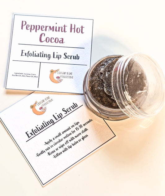 Peppermint Hot Cocoa Exfoliating Lip Scrub